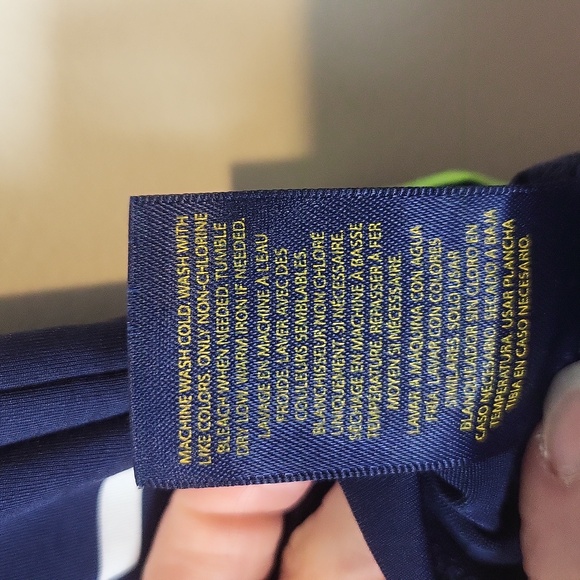 POLO RALPH LAUREN 2016 Ryder Cup Hazeltine Polo Golf Shirt Blue/White YXL - Picture 7 of 11